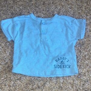 Carter's Light Blue 'Daddy's Sidekick' Tee